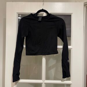 PINK Victoria's Secret Black Crop Top